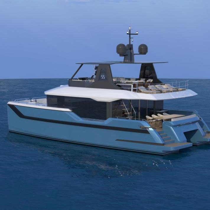 Azure hull livery