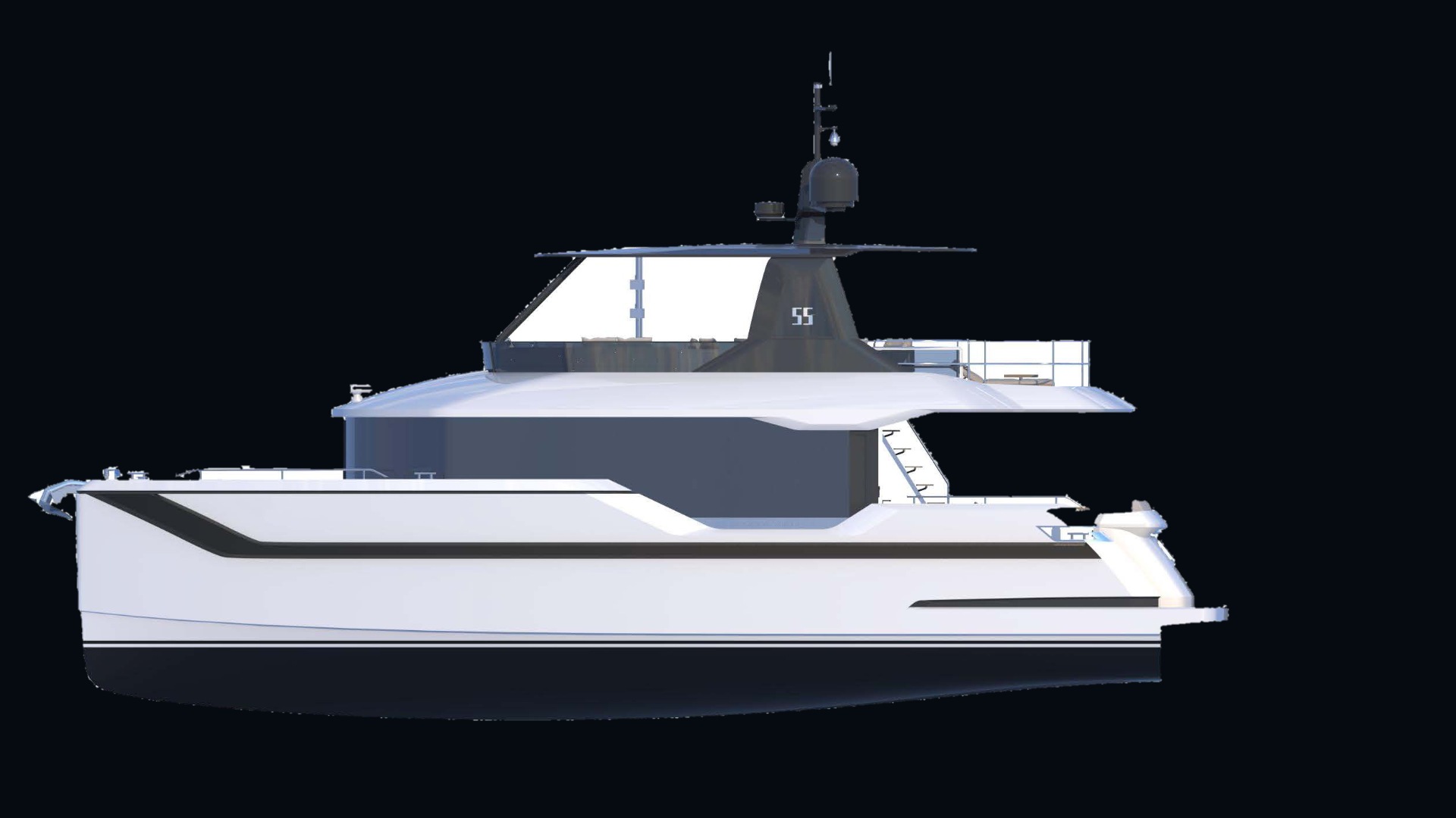 OBLUE 55 side profile